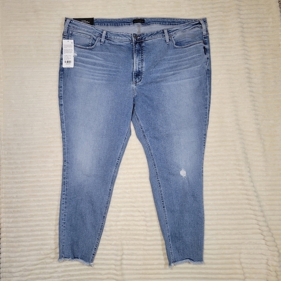 Silver Jeans High Rise Skinny Jeans Sz 26 NWT - Picture 1 of 11